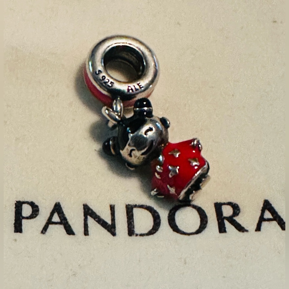 Authentic Retired Pandora Sterling Silver Chinese Doll from CNY 2015 791431ENMX - Picture 3 of 8